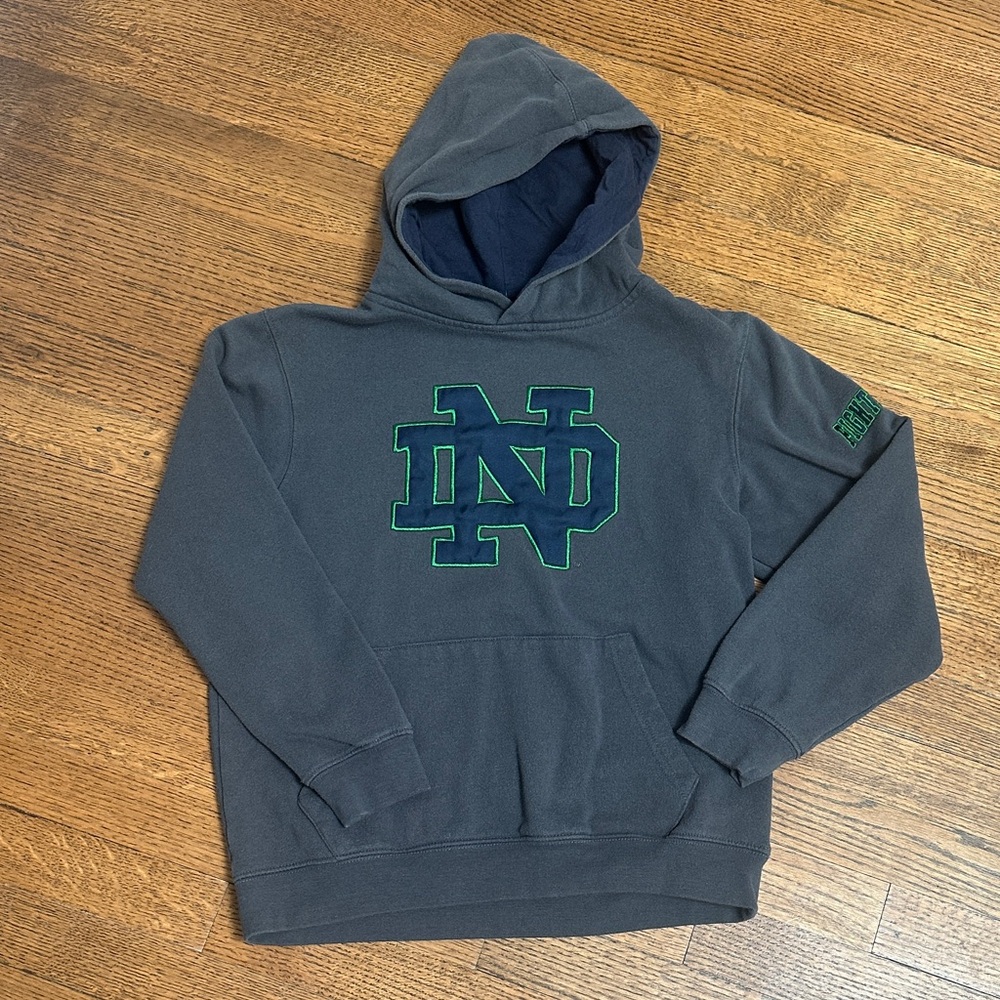 Colosseum Notre Dame Youth Gray Hoodie
